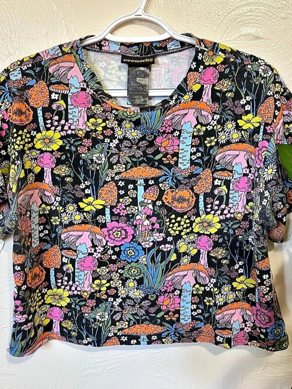 nooworks Mushroom Short Sleeve Top